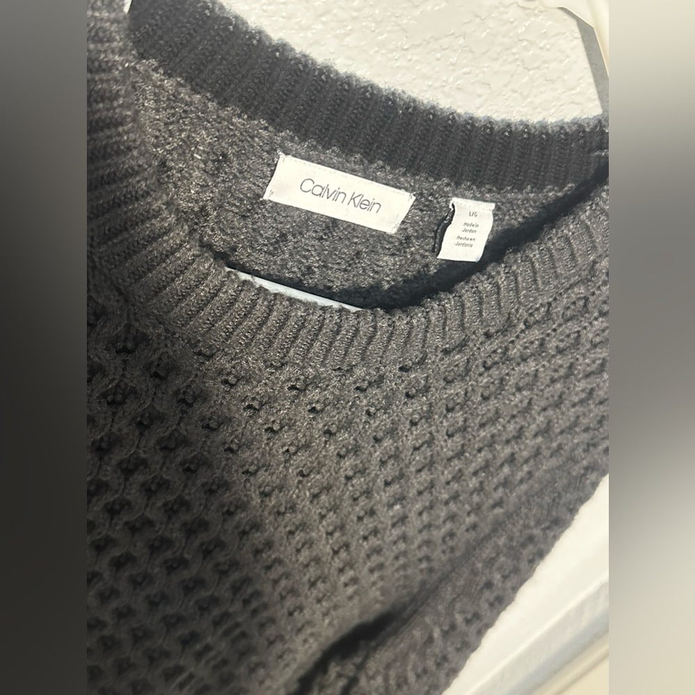 Calvin Klein woven sweater large used